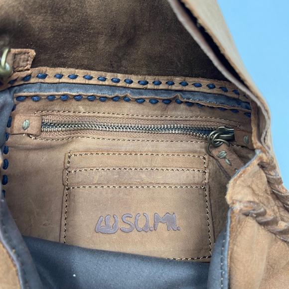 49 Square Miles Leather Clutch Wristlet Brown - Picture 5 of 5